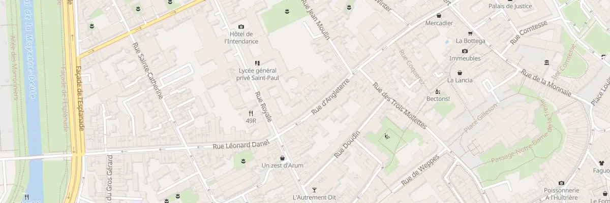 Plan du 62 Rue d’Angleterre à Lille
