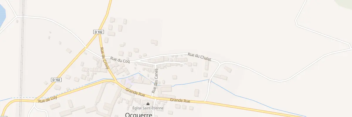 Plan du 19 Rue des Canes à Ocquerre