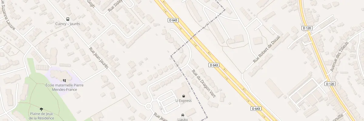 Plan du 19 Rue du Dragon Vert à Douai