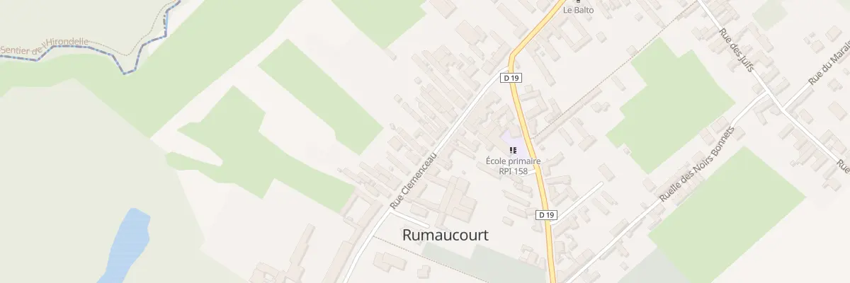 Plan du 332 Rue Clémenceau à Rumaucourt