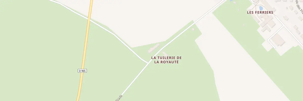 Plan du 597 La Tuillerie de la Royaute à Saint-Fargeau