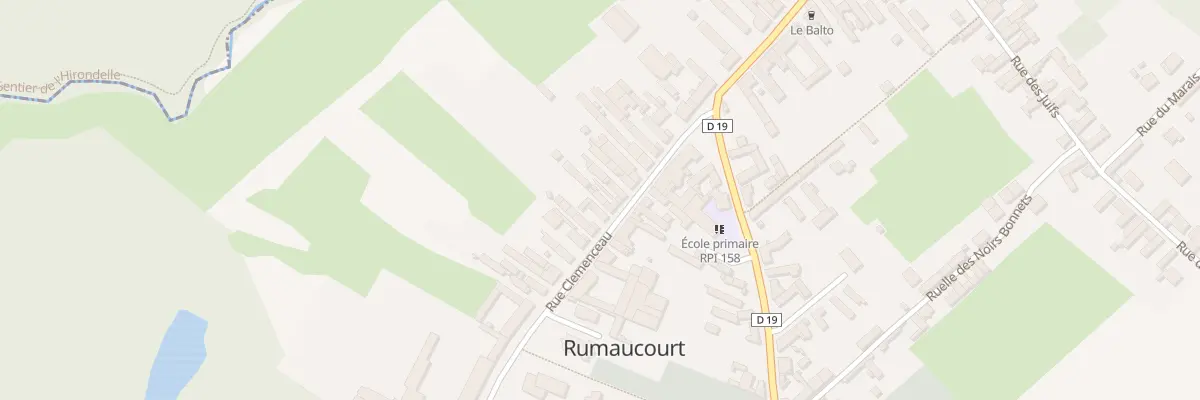 Plan du 290 Rue Clémenceau à Rumaucourt