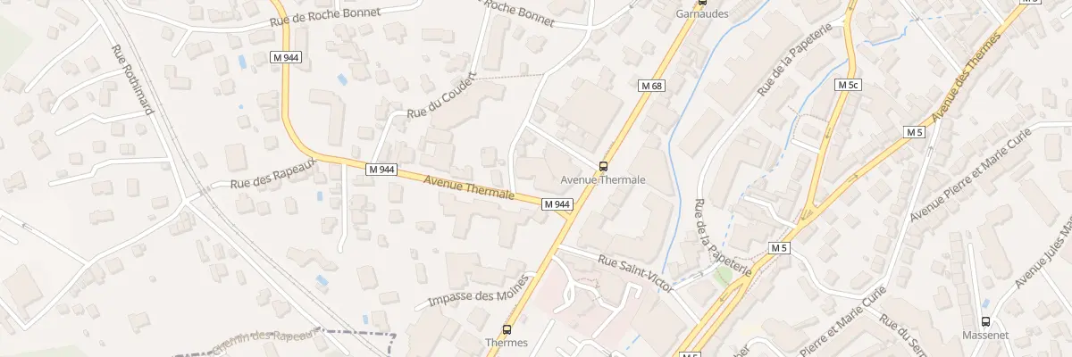 Plan du 2 Av Thermale à Chamalières