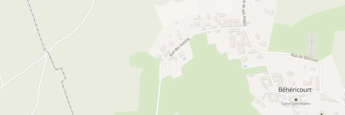 Plan du 403 Rue des Voisins à Béhéricourt
