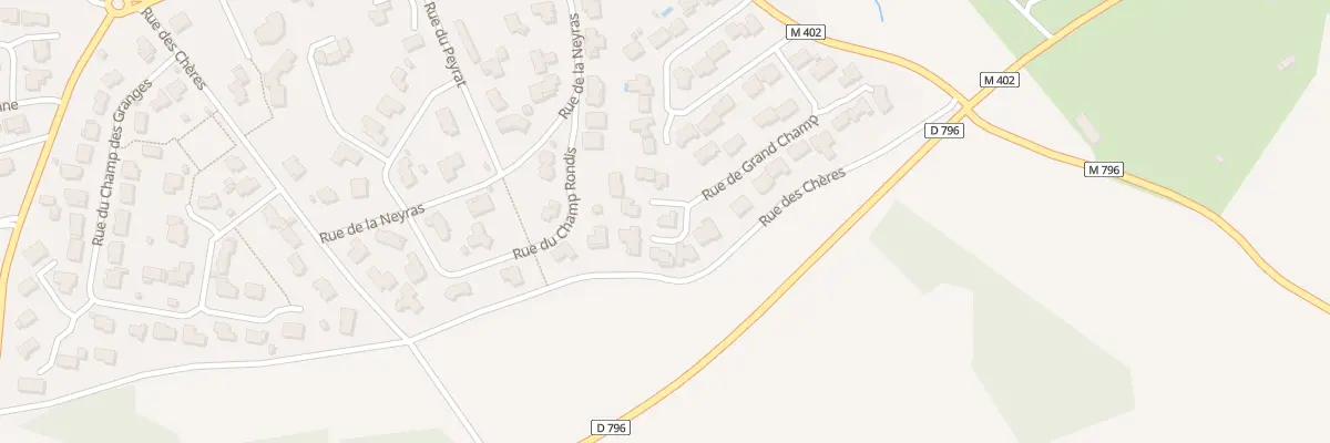 Plan du 46 Rue de Grand Champ à Malauzat