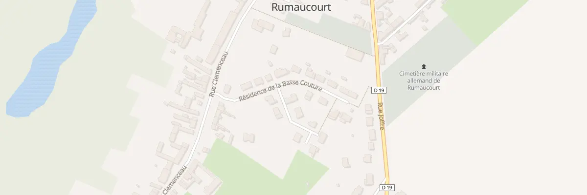 Plan du 15 Res de la Basse Couture à Rumaucourt