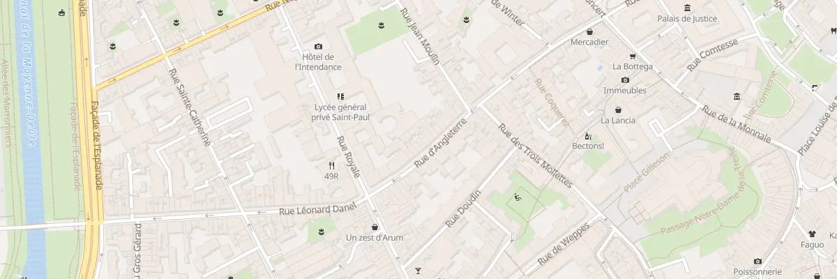 Plan du 56 Rue d’Angleterre à Lille