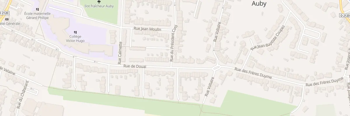 Plan du 29 Rue de Douai à Auby