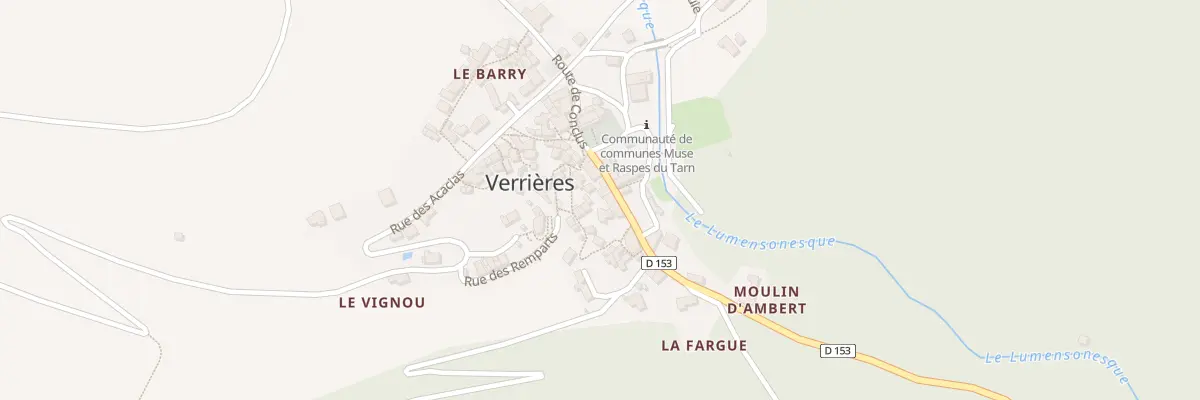 Plan du 5022 Verrieres à Verrières