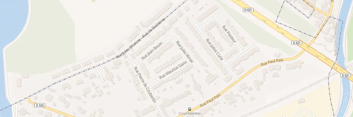 Plan du 13 Rue Maurice Garin à Courchelettes