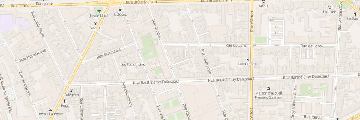 Plan du 3 Vc Saint Louis Rue Gantois à Lille