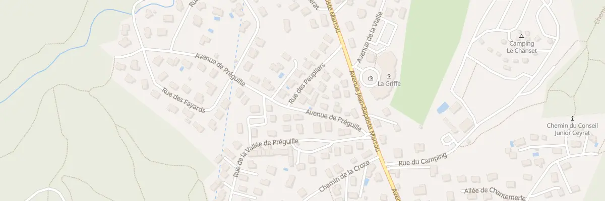 Plan du 9 Rue des Peupliers à Ceyrat