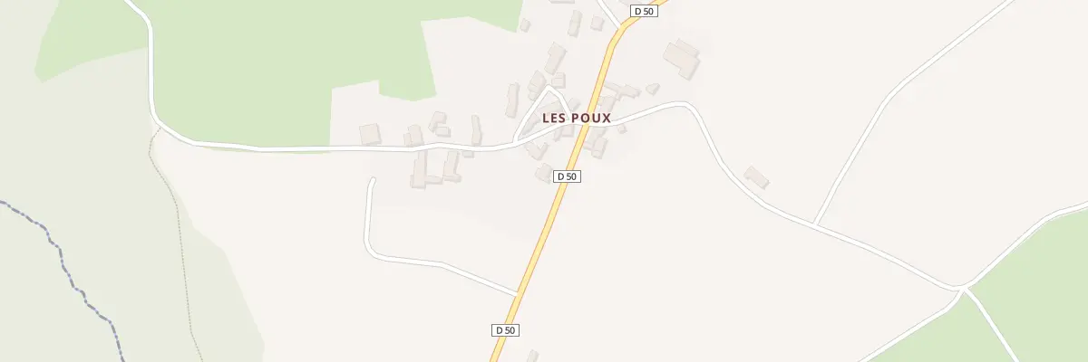 Plan du 27 Rte Rd 50 - Les Poux à Saint-Quintin-sur-Sioule