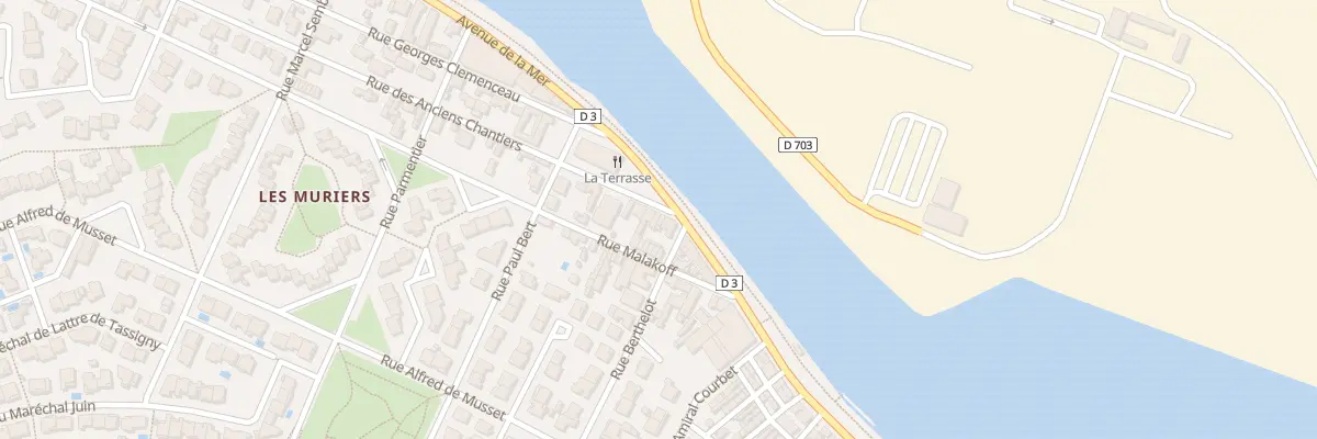 Plan du 1000 Rue des Anciens Chantiers à Port-la-Nouvelle