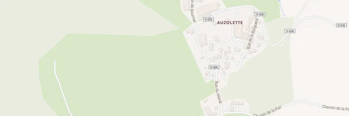 Plan du 5050 Auzolette à Courgoul