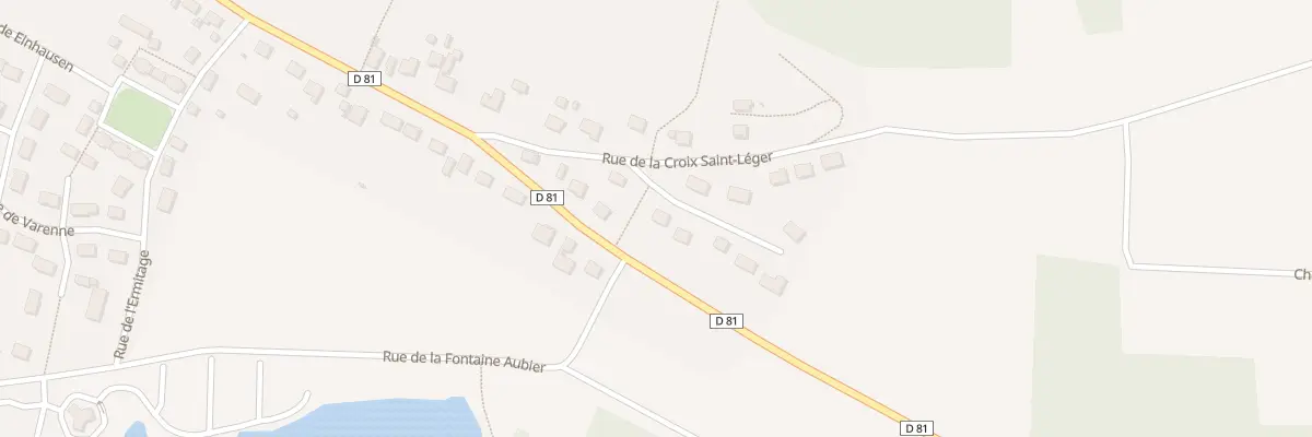 Plan du 2 Rue de la Croix St Andre à Attichy