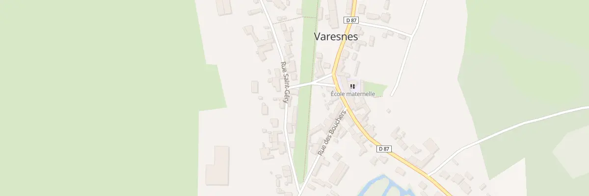 Plan du 59 Rue de l’Auditoire à Varesnes