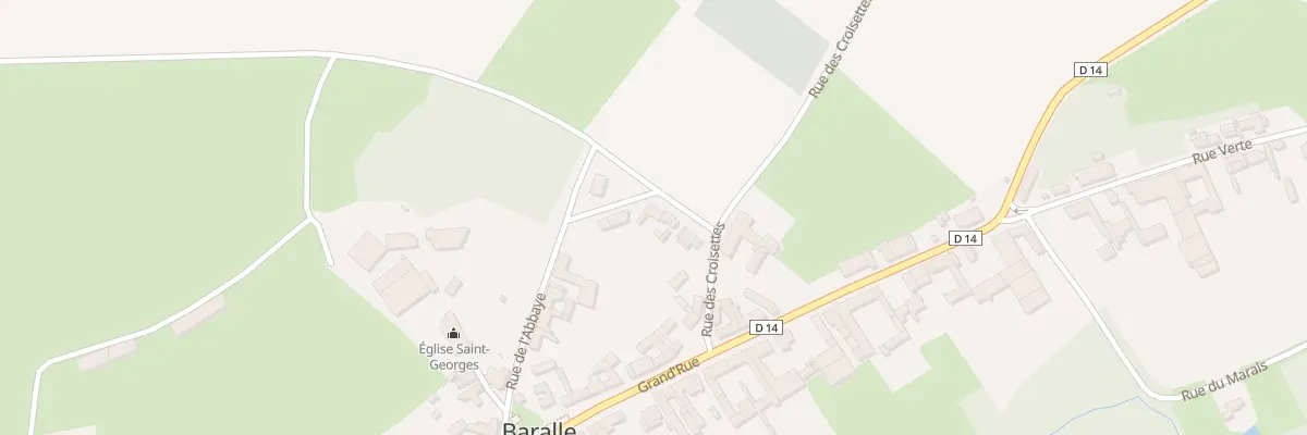 Plan du 8 Rue des Croisettes à Baralle
