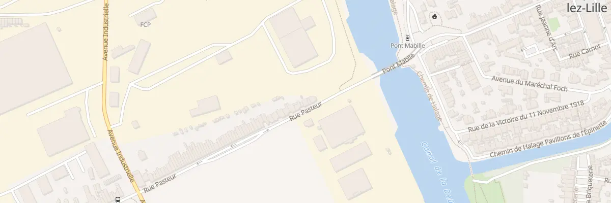 Plan du 32 Rue Pasteur à Marquette-lez-Lille