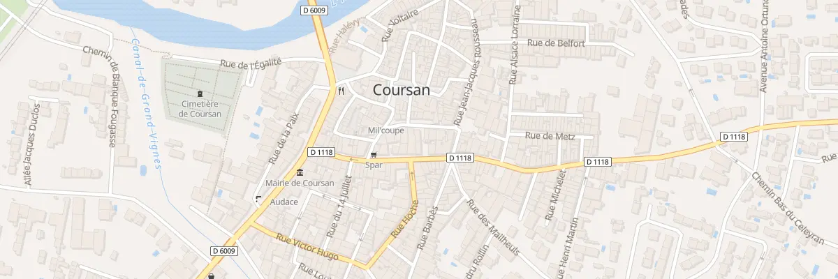 Plan du 6B Rue Camille Desmoulins à Coursan