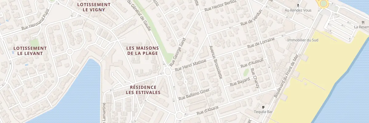 Plan du 145 Rue George Sand à Port-la-Nouvelle