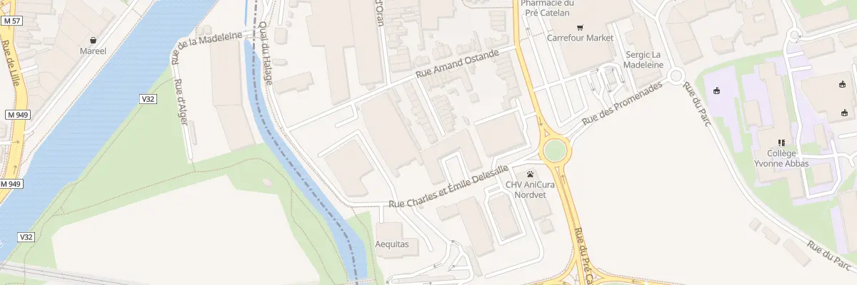 Plan du 20 Rue du Docteur Calmette à La Madeleine