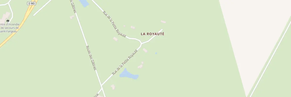 Plan du 375 Rue de la Petite Royauté à Saint-Fargeau