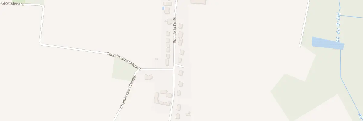 Plan du 289 Rue de la Forêt à Quesmy