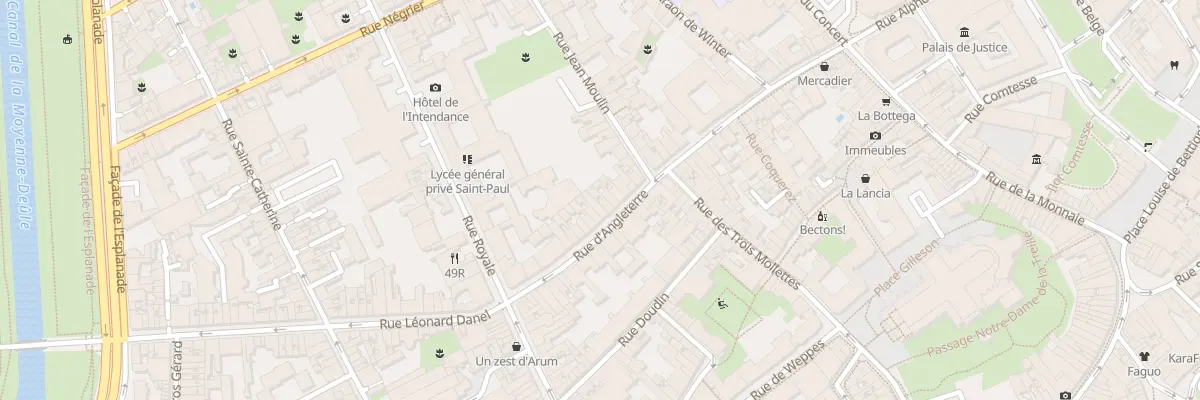 Plan du 48 Rue d’Angleterre à Lille