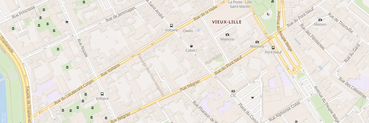 Plan du 21 Rue Saint André à Lille