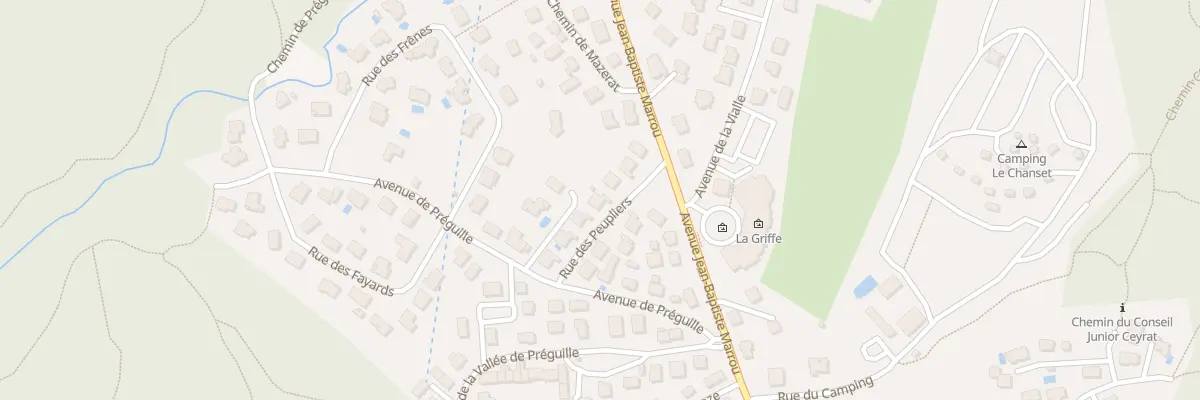 Plan du 8 Rue des Peupliers à Ceyrat