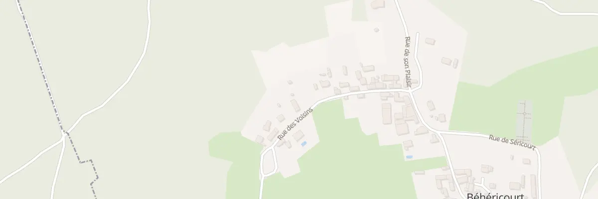 Plan du 368 Rue des Voisins à Béhéricourt