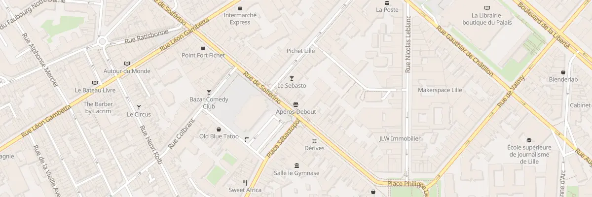 Plan du 165 Rue de Solférino à Lille