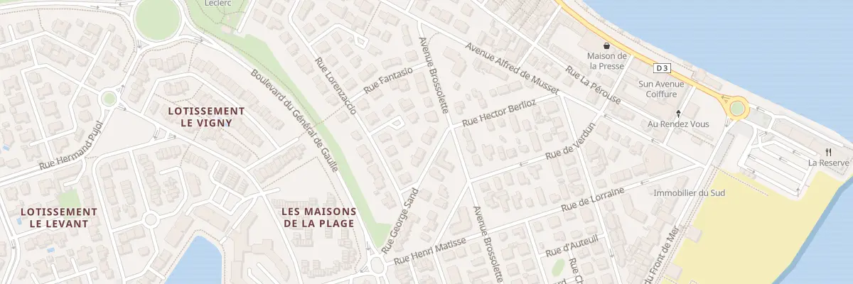 Plan du 20 Rue George Sand à Port-la-Nouvelle