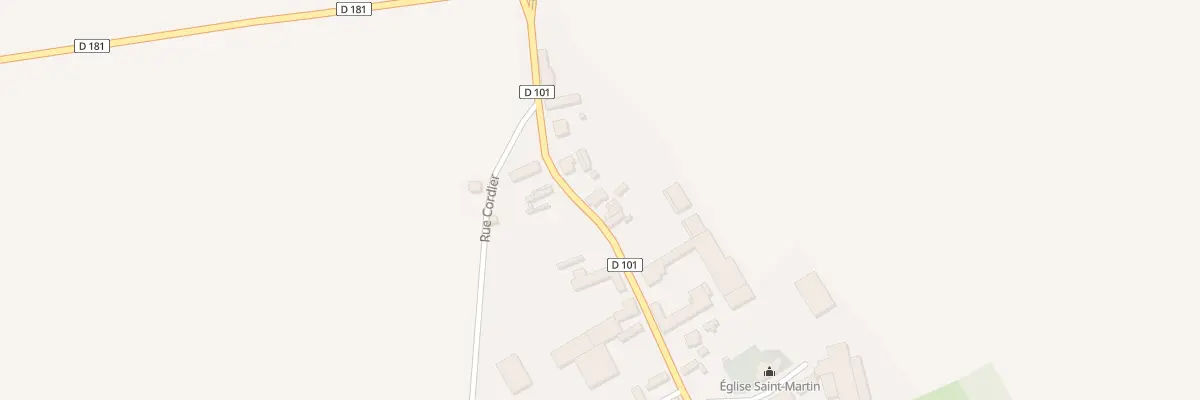 Plan du 14 Rue Principale à Longavesnes