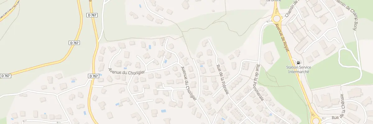 Plan du 8 Av du Chorigier à Ceyrat