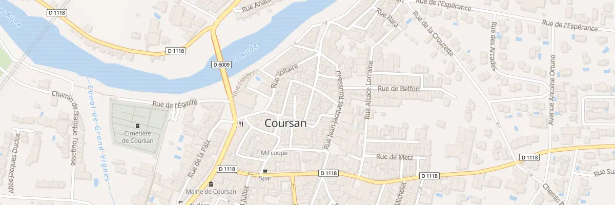 Plan du 9 Rue François Cheytion à Coursan