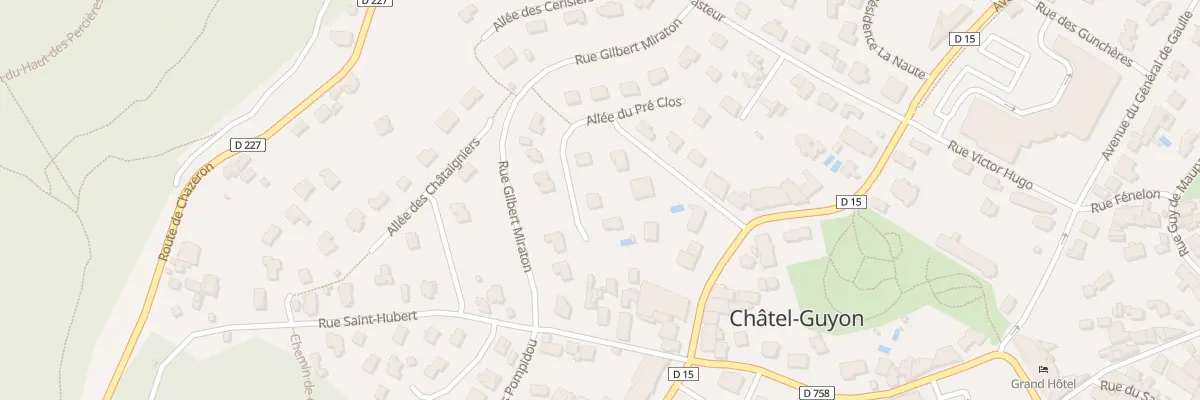 Plan du 14 All du Pre Clos à Châtel-Guyon