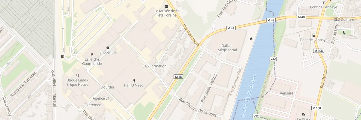 Plan du 223 Rue Sadi Carnot à Saint-André-lez-Lille