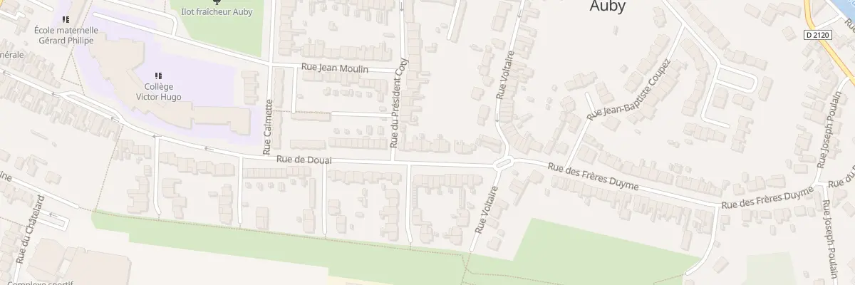 Plan du 35 Rue de Douai à Auby