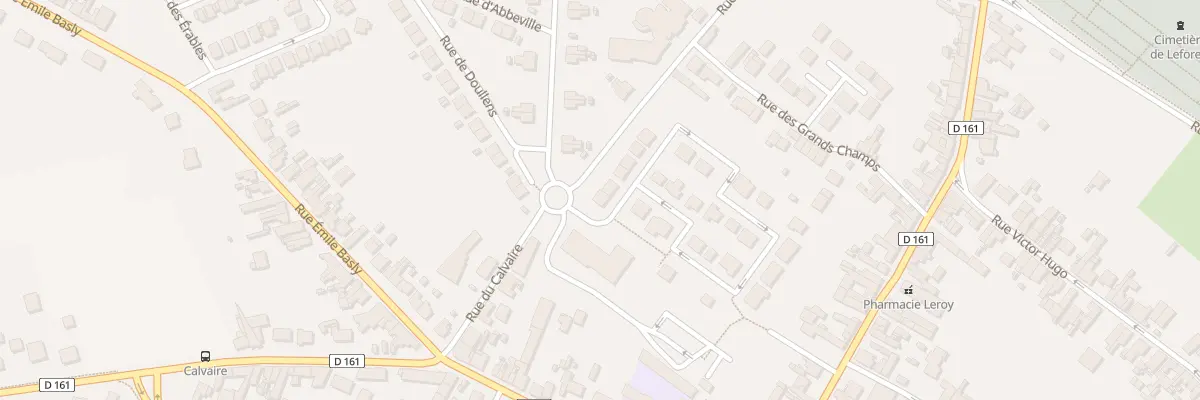 Plan du 1 Rue François-Marie AROUET à Leforest