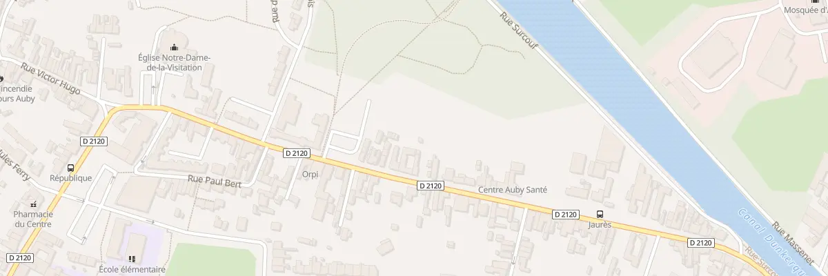 Plan du 37 Rue Léon Blum à Auby