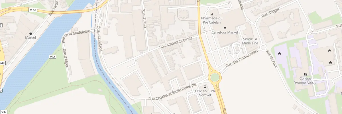 Plan du 3 Rue du Docteur Calmette à La Madeleine