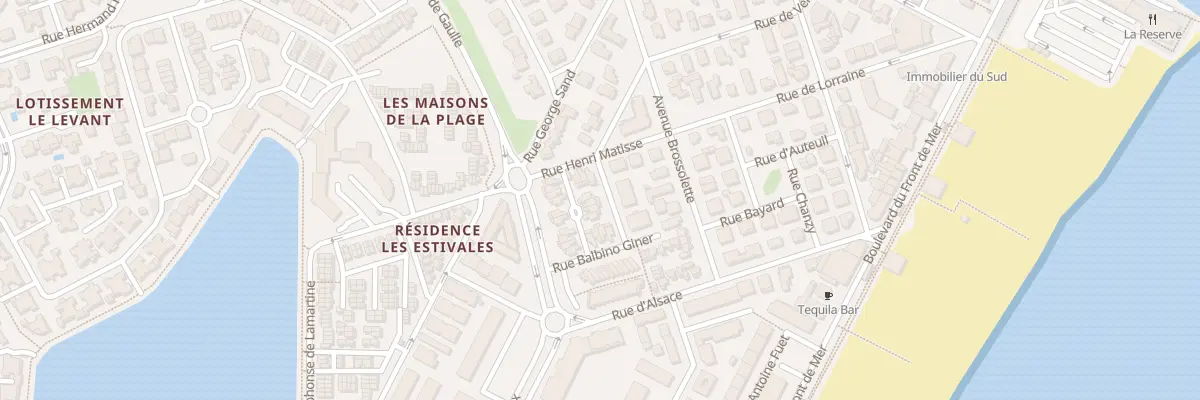 Plan du 11 Res Oree du Levant Rue Matisse à Port-la-Nouvelle