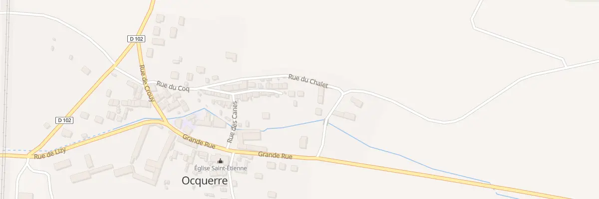 Plan du 7 Rue du Chalet à Ocquerre