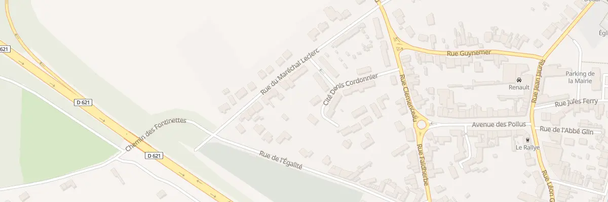 Plan du 679 Rue du Maréchal Leclerc à Lambres-lez-Douai