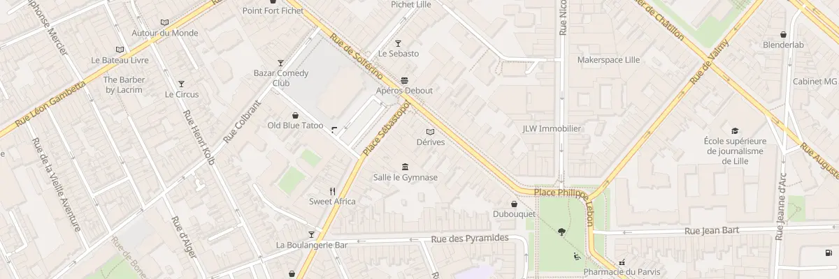 Plan du 212 Rue de Solférino à Lille
