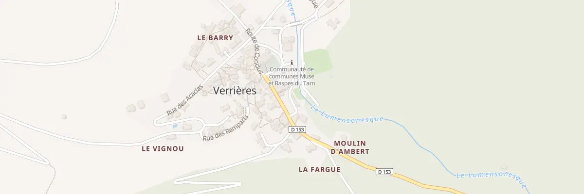 Plan du 5019 Verrieres à Verrières