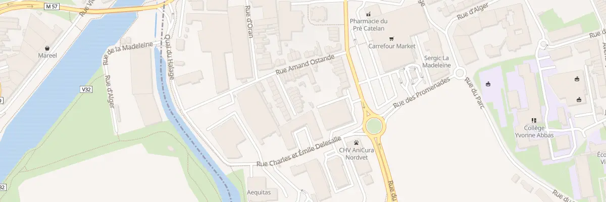 Plan du 11 Rue du Docteur Calmette à La Madeleine