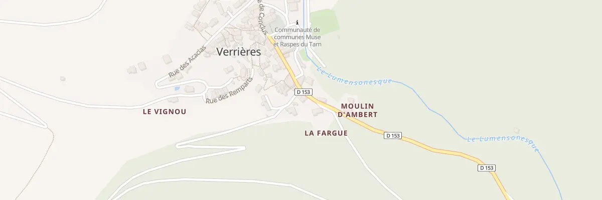 Plan du 5006 La Fargue à Verrières